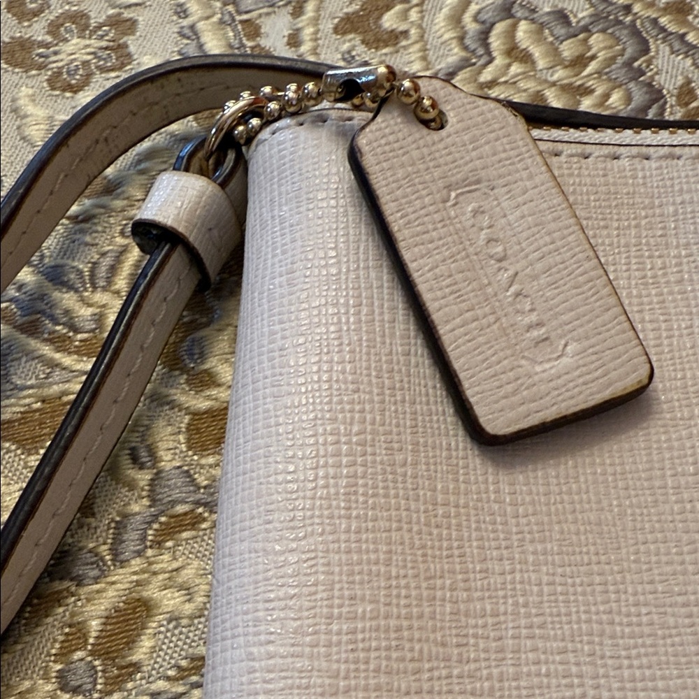 Coach Light Beige Wristlet Clutch - Picture 3 of 6